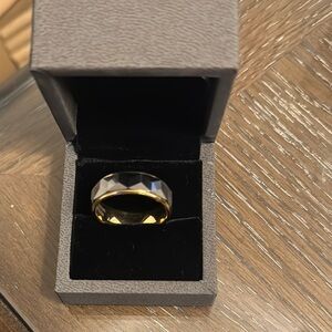 Gold and Silver Men's Ring